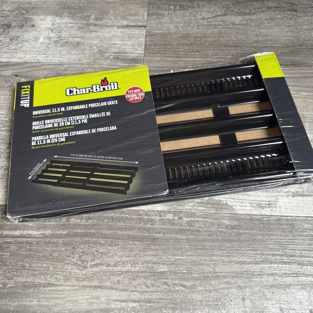 Char-Broil FixItUp Universal 11.5in to 19.6in Expandable Porcelain Grate 5285850